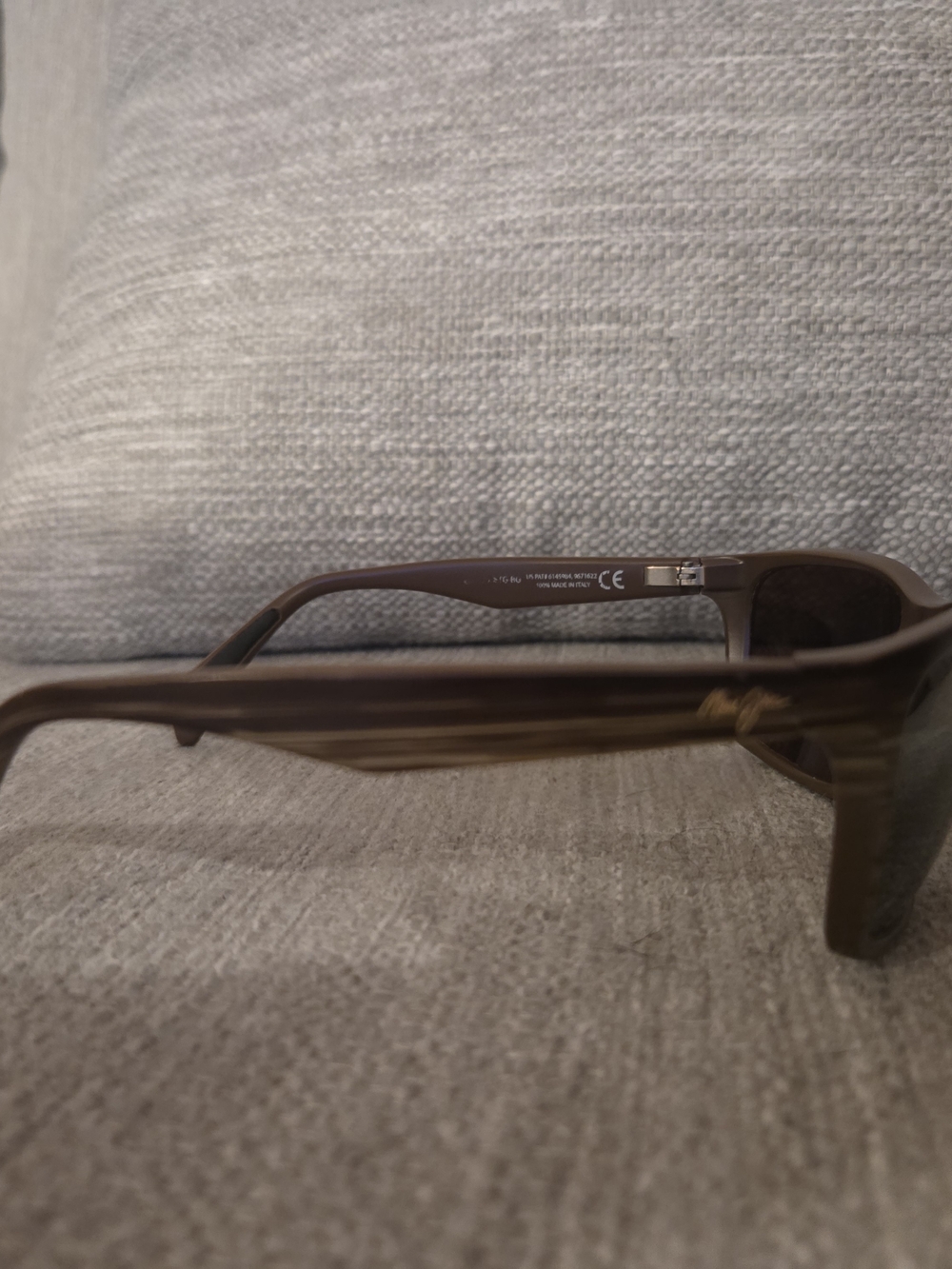 Maui Jim Brown Wood-Pattern Polarized Sunglasses - Picture 3 of 5